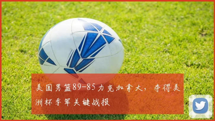美国男篮89-85力克加拿大，夺得美洲杯季军关键战报